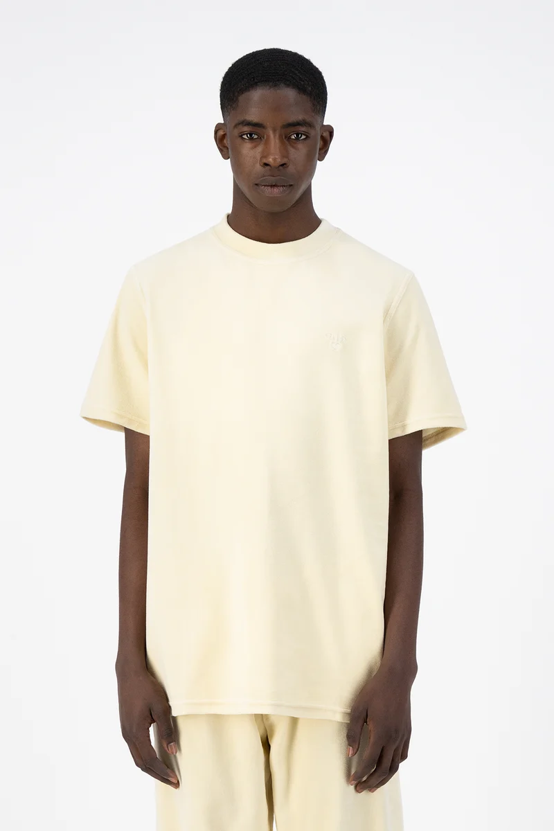 T-shirt en velours Tsai - Crème