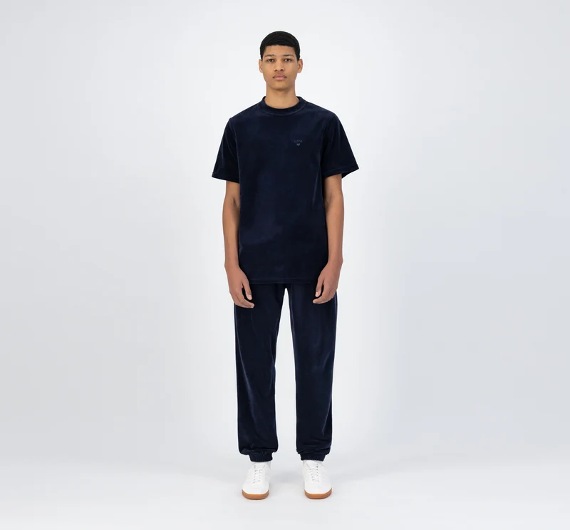 T-shirt en velours Tsai - Marine