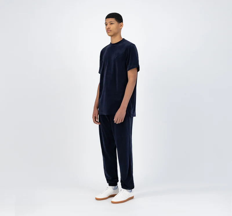 T-shirt en velours Tsai - Marine