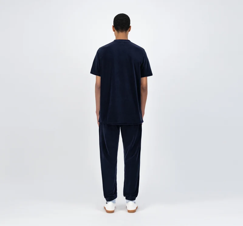 T-shirt en velours Tsai - Marine