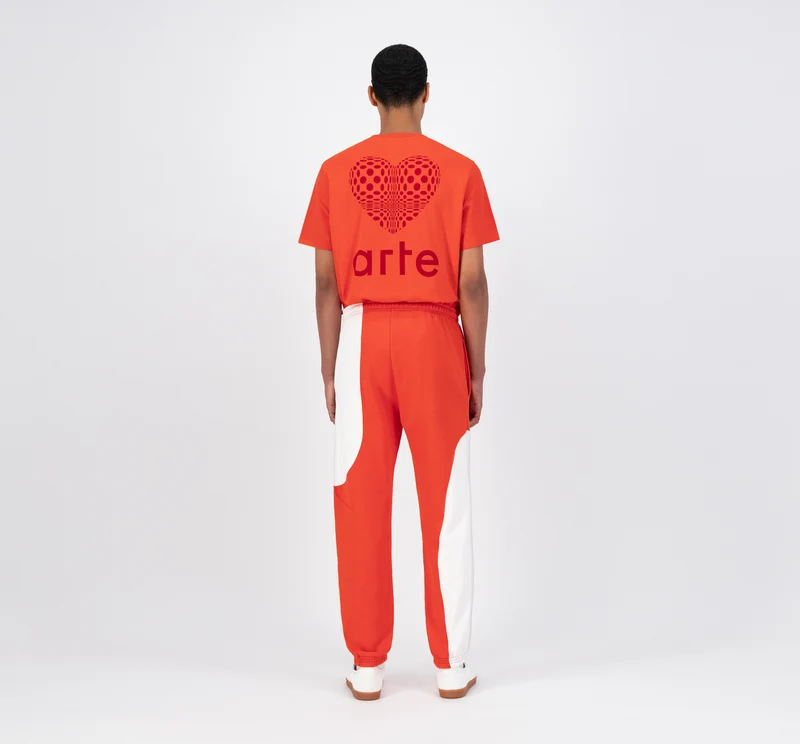 Pantalon Tristian Ciclo - Rouge/Blanc