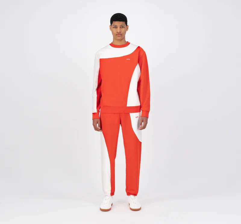 Pantalon Tristian Ciclo - Rouge/Blanc
