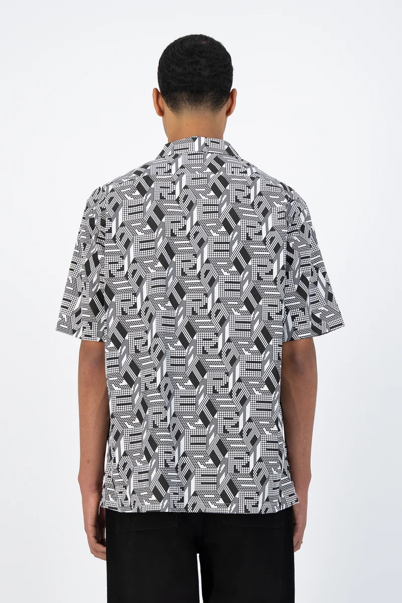 Chemise Scotti Allover - Noir/Blanc