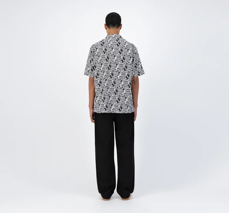 Chemise Scotti Allover - Noir/Blanc