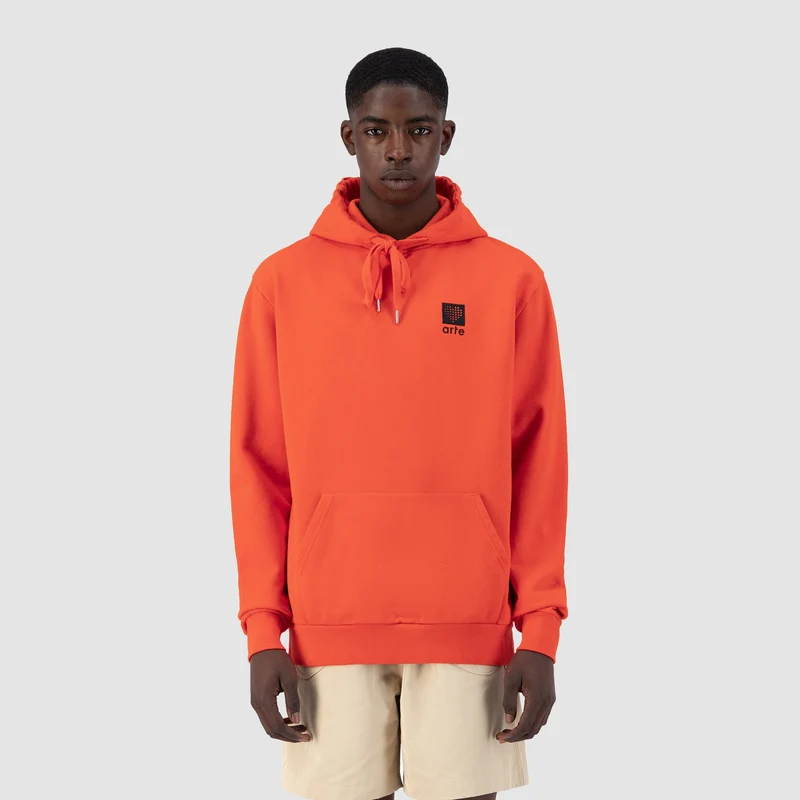 Hulton Heart Hoodie - Rouge