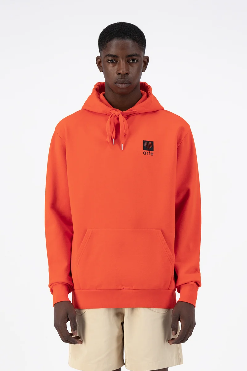 Hulton Heart Hoodie - Rouge