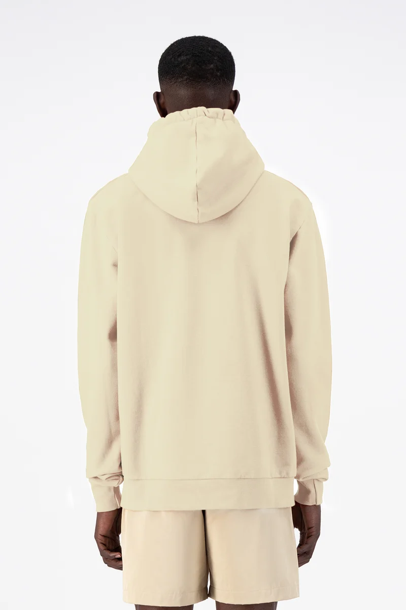 Sweat à capuche Hulton Heart - Crème