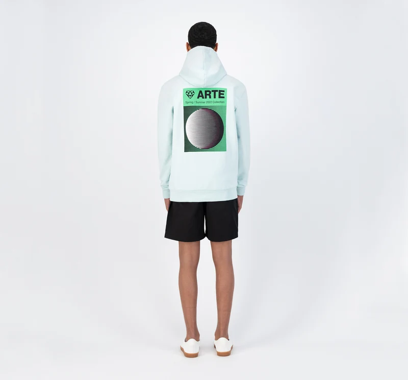 Hulton Back Ciclo Hoodie - Skylight