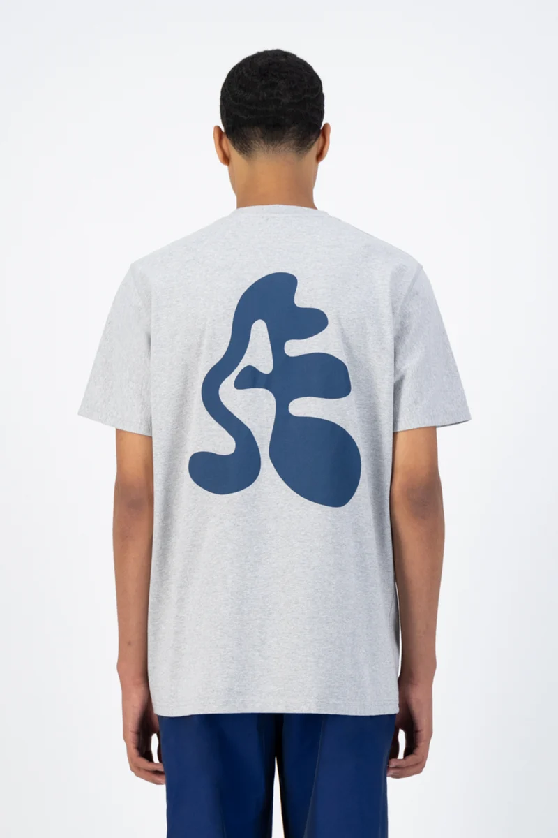 T-shirt Tzara A Back - Gris