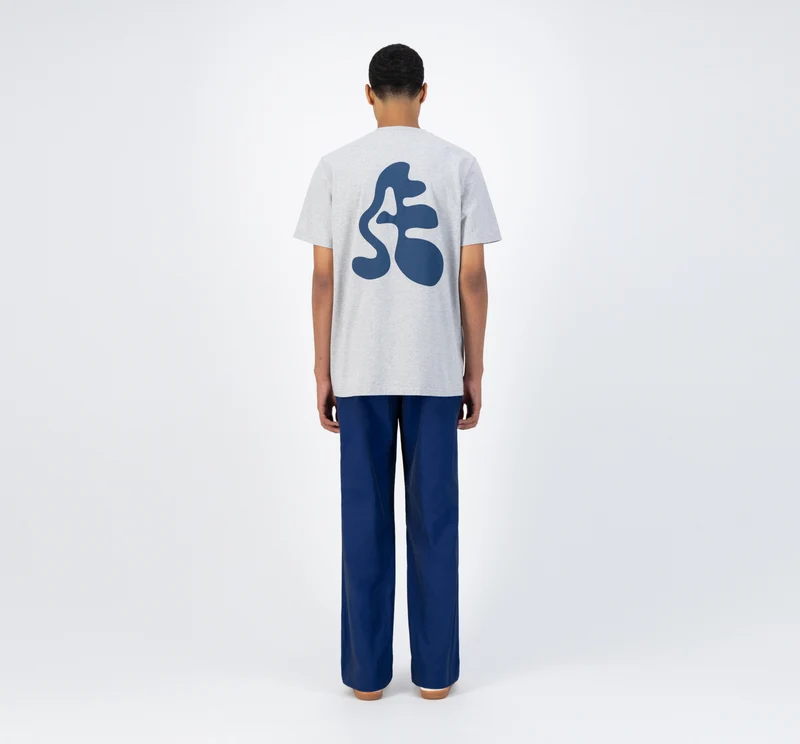 T-shirt Tzara A Back - Gris