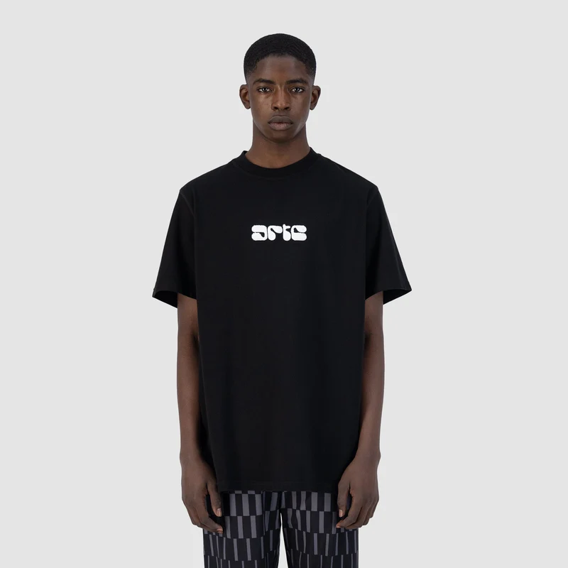 T-shirt avec logo Tzara Reban - Noir