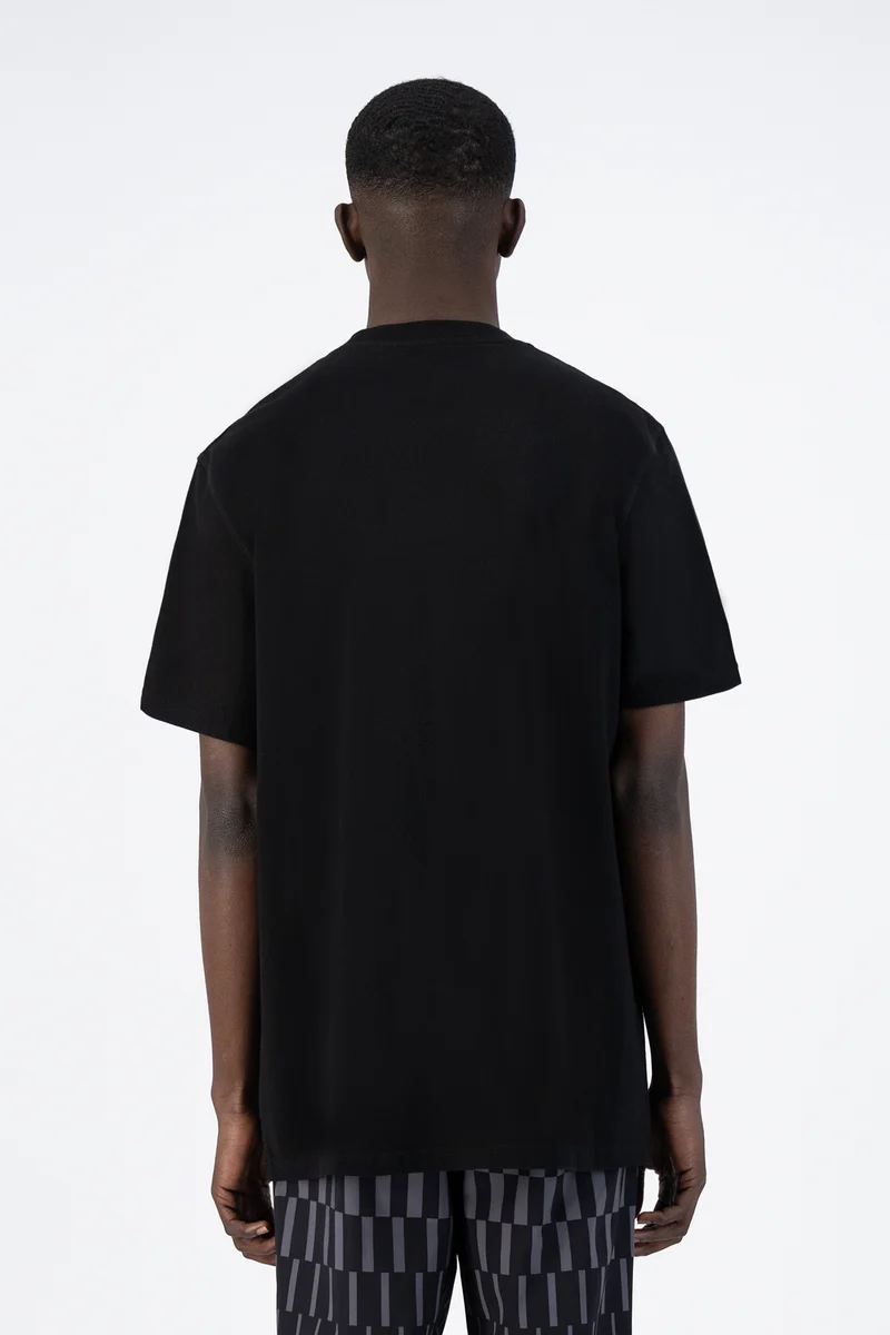 T-shirt avec logo Tzara Reban - Noir