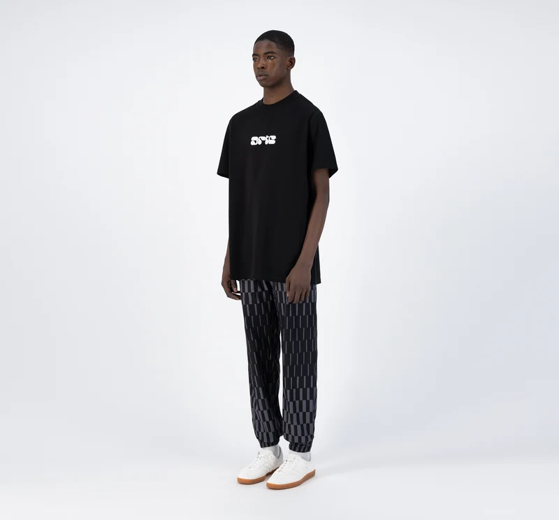 T-shirt avec logo Tzara Reban - Noir