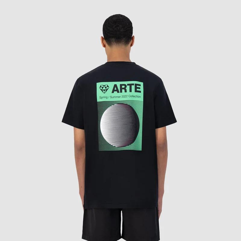 T-shirt Tzara Back Ciclo - Noir