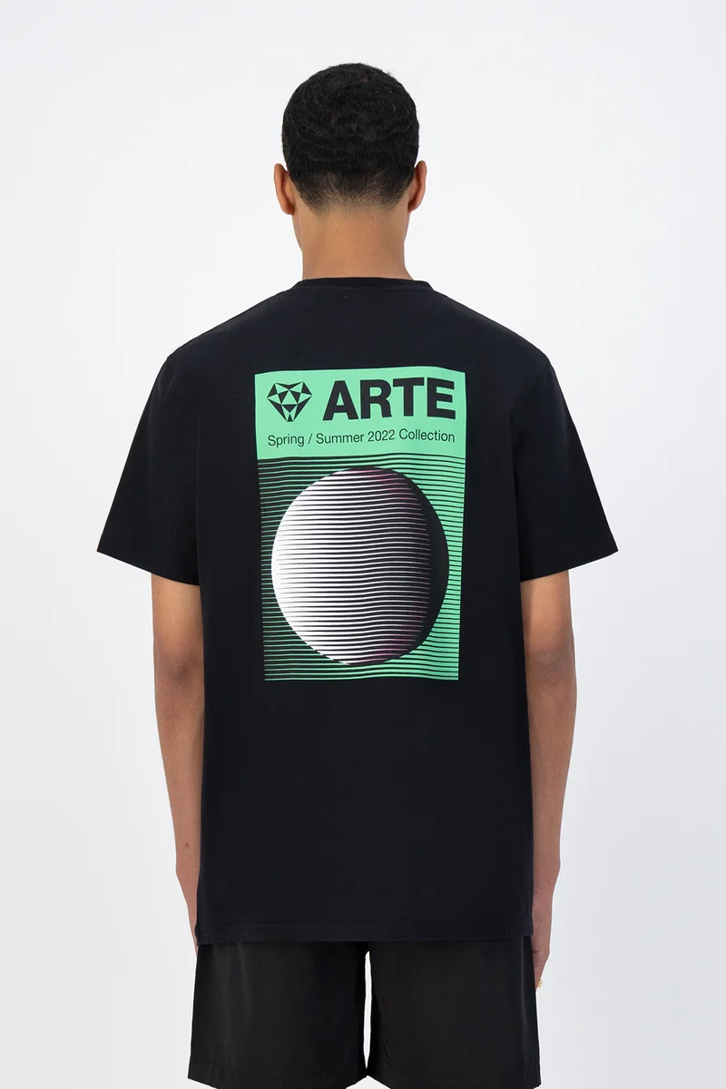 T-shirt Tzara Back Ciclo - Noir