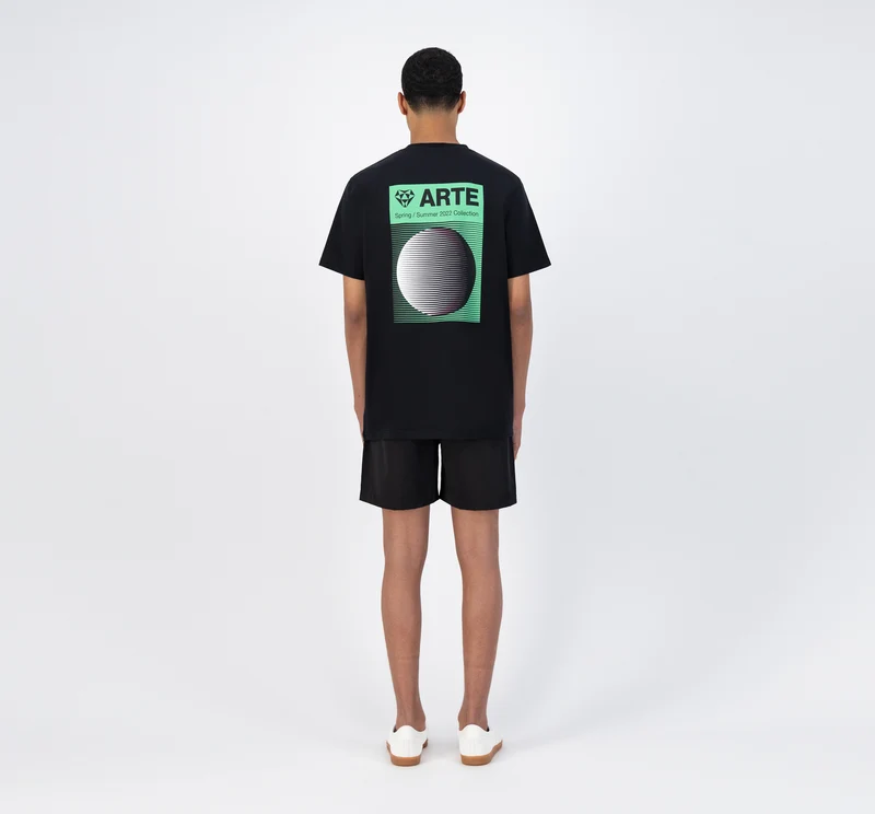 T-shirt Tzara Back Ciclo - Noir