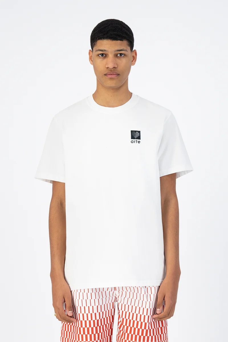 T-shirt Tzara Embroi - Blanc