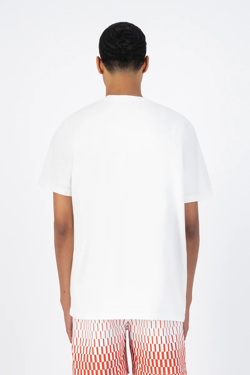 T-shirt Tzara Embroi - Blanc