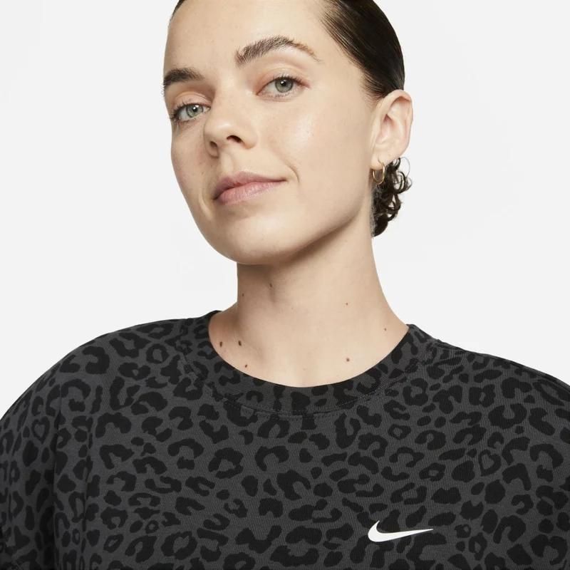 Ras-du-Cou Nike Femme Dri-FIT Get Fit Imprimé Léopard Partout