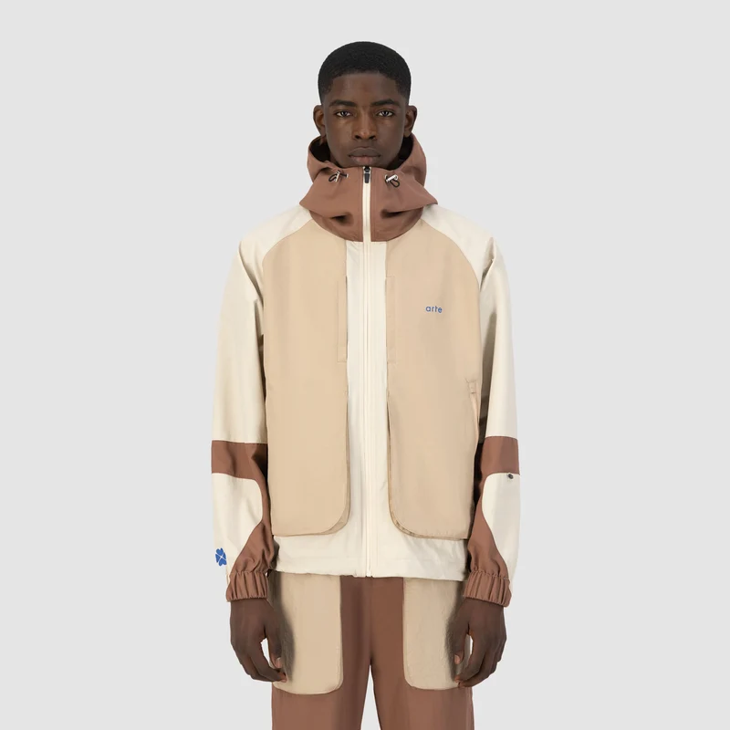 Veste Jamin - Crème/Marron/Beige