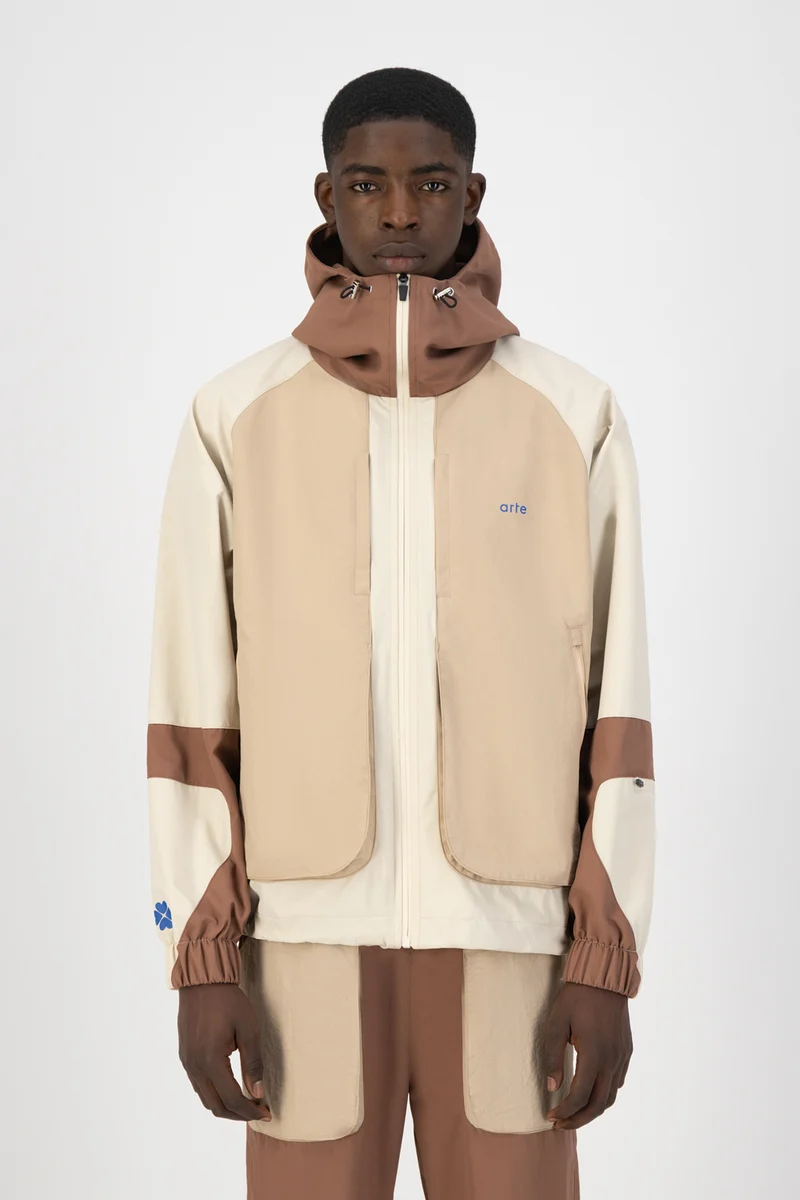 Veste Jamin - Crème/Marron/Beige