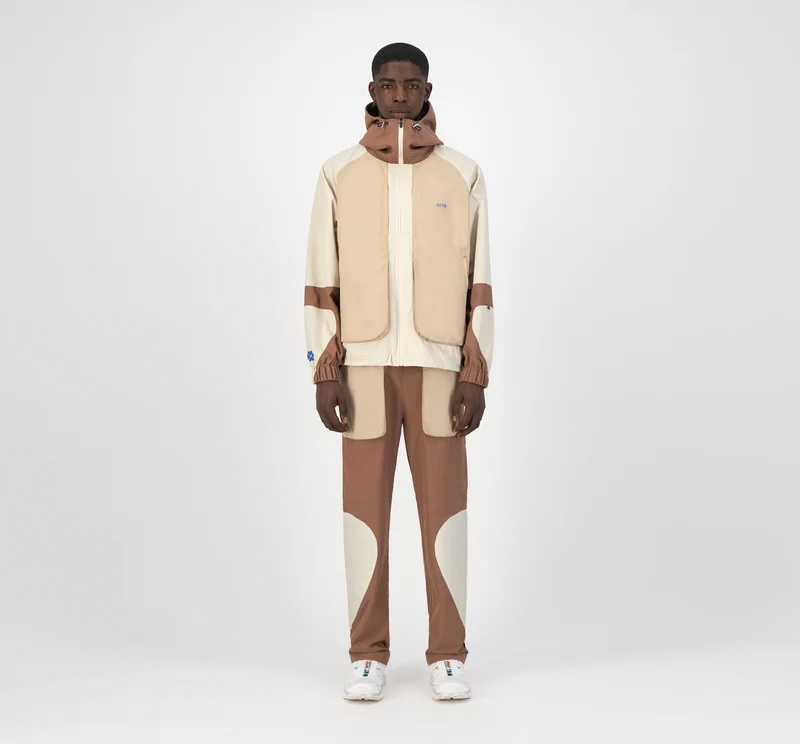 Veste Jamin - Crème/Marron/Beige