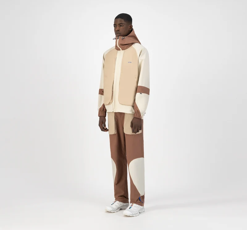 Veste Jamin - Crème/Marron/Beige