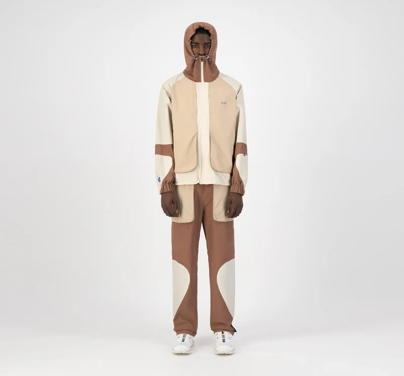 Veste Jamin - Crème/Marron/Beige
