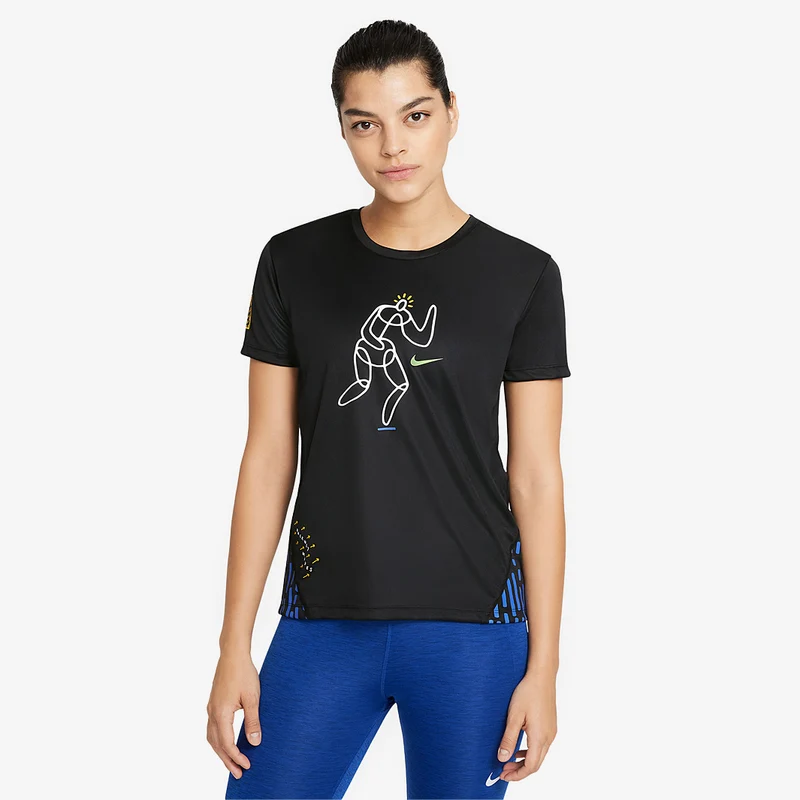 T-Shirt Nike Femme Miler Hackney