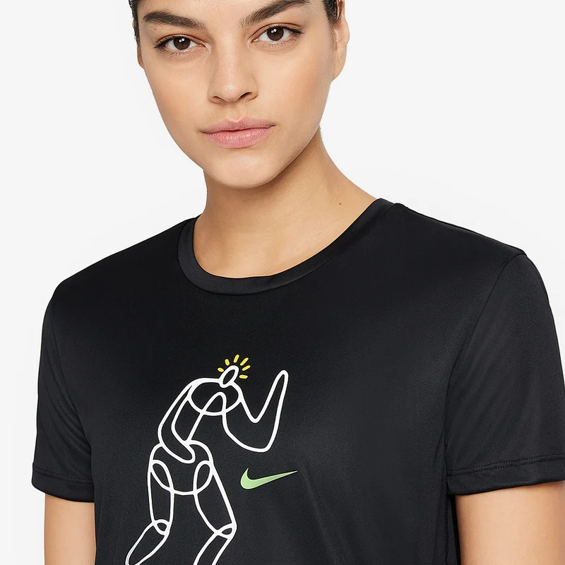 T-Shirt Nike Femme Miler Hackney