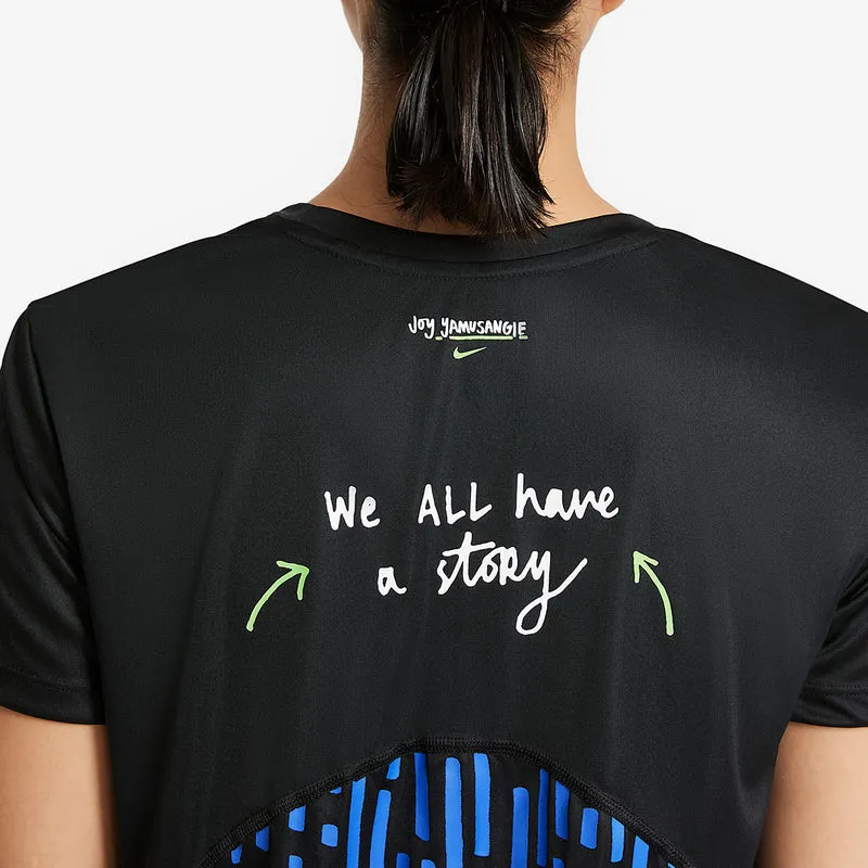 T-Shirt Nike Femme Miler Hackney