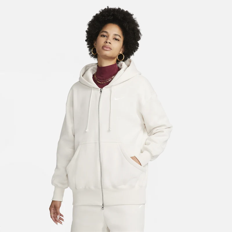 Nike Sweat à capuche et zip oversize pour Femme Sportswear P