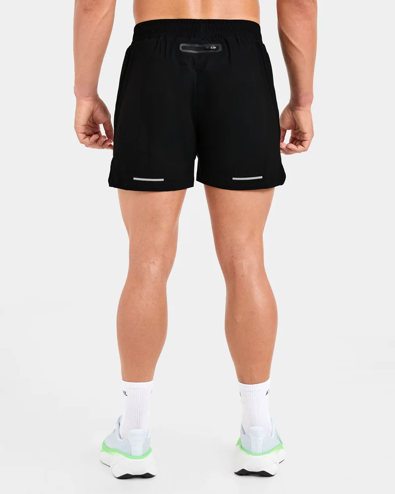 Run 5" Shorts - Noir
