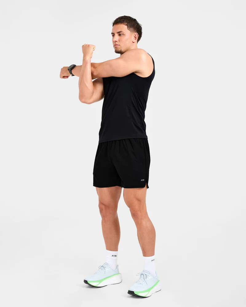Run 5" Shorts - Noir