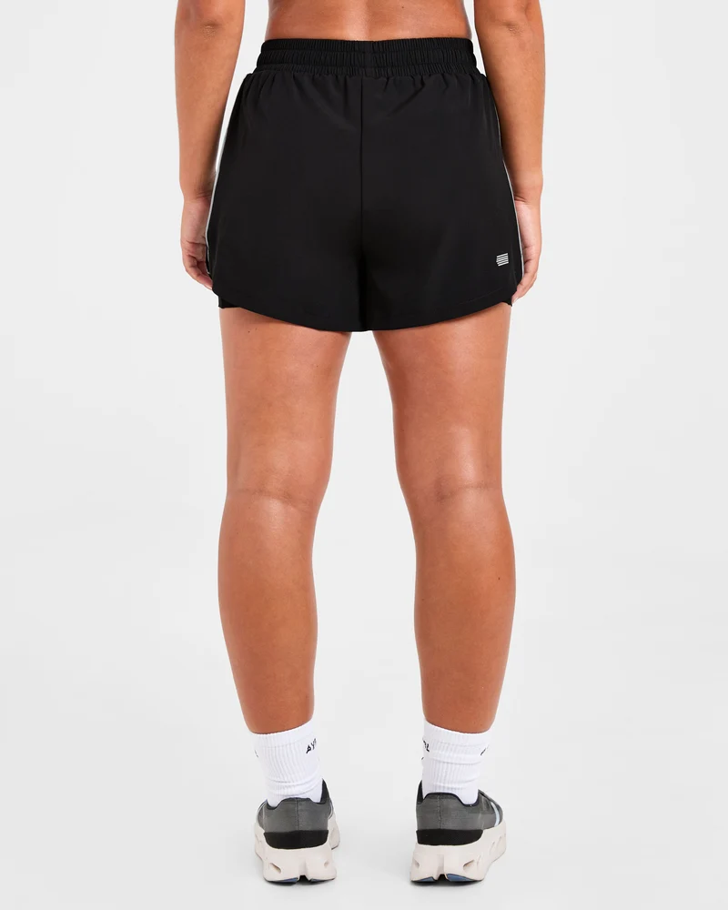 Run 2 in 1 Shorts - Noir