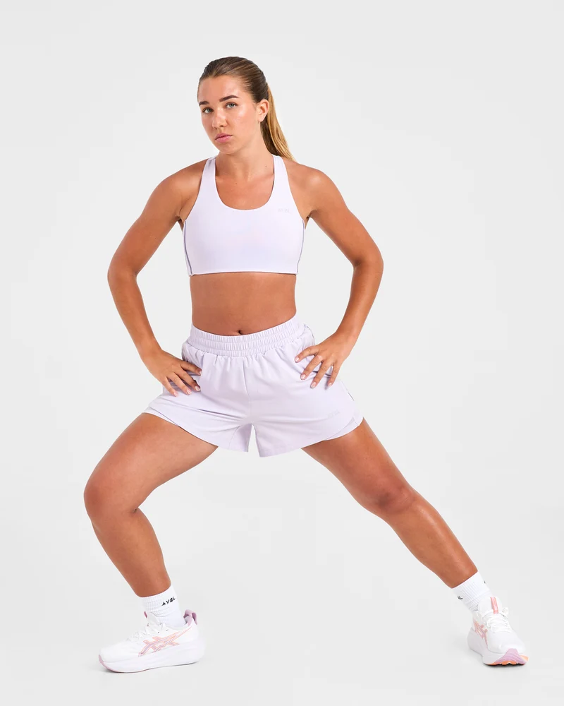 Run 2 in 1 Shorts - Ice Lilac