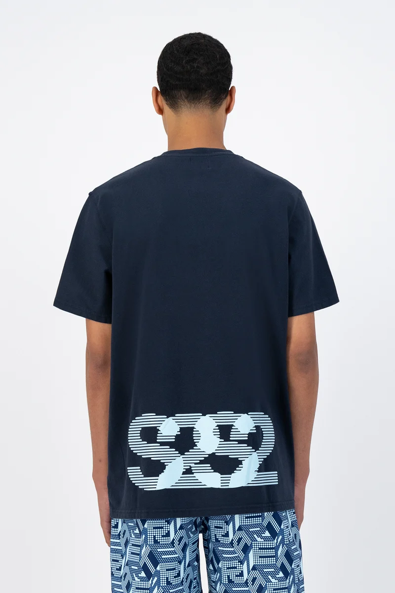 T-shirt SS22 Tzara Back - Marine