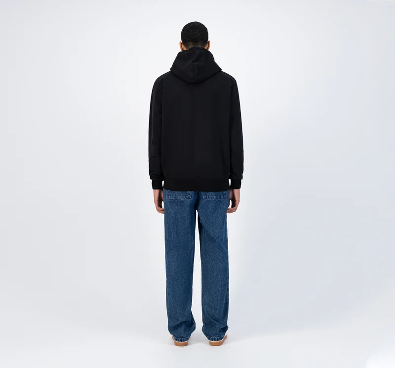 Hoch Embroi Hooded Zipper - Noir