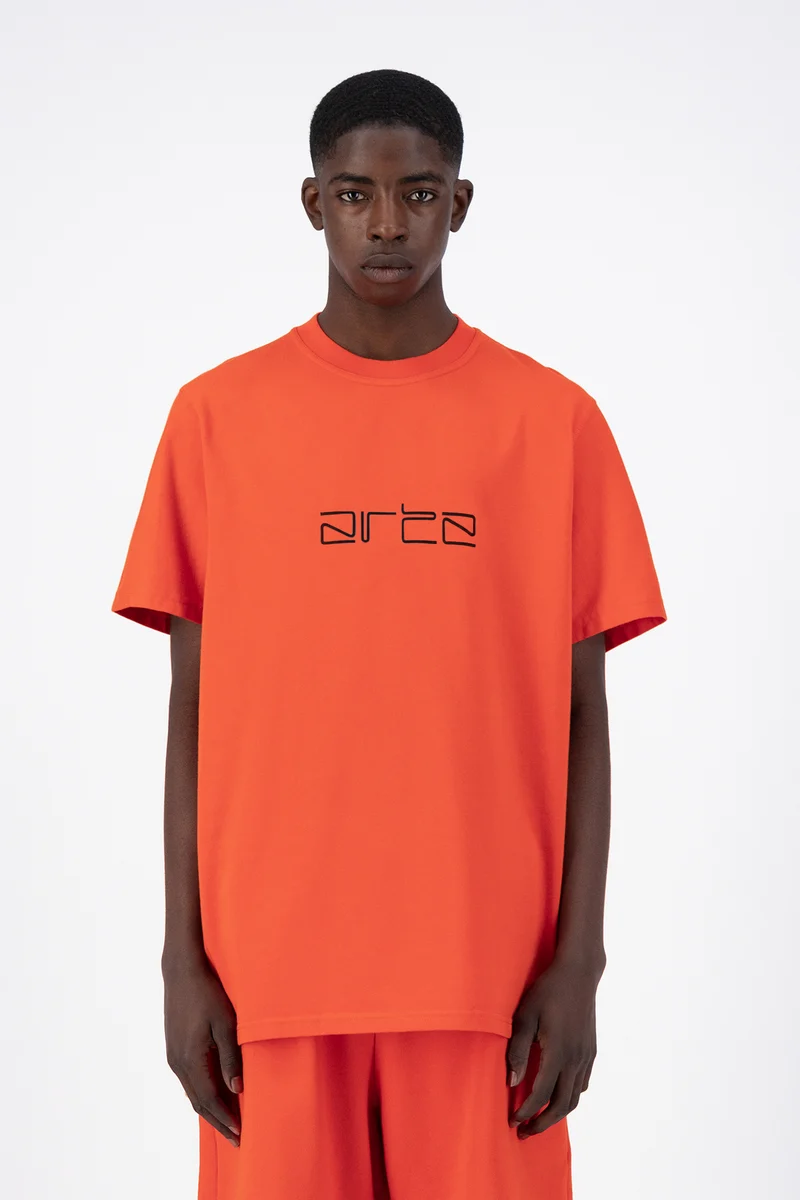T-shirt avec logo de la ligne Tzara - Rouge