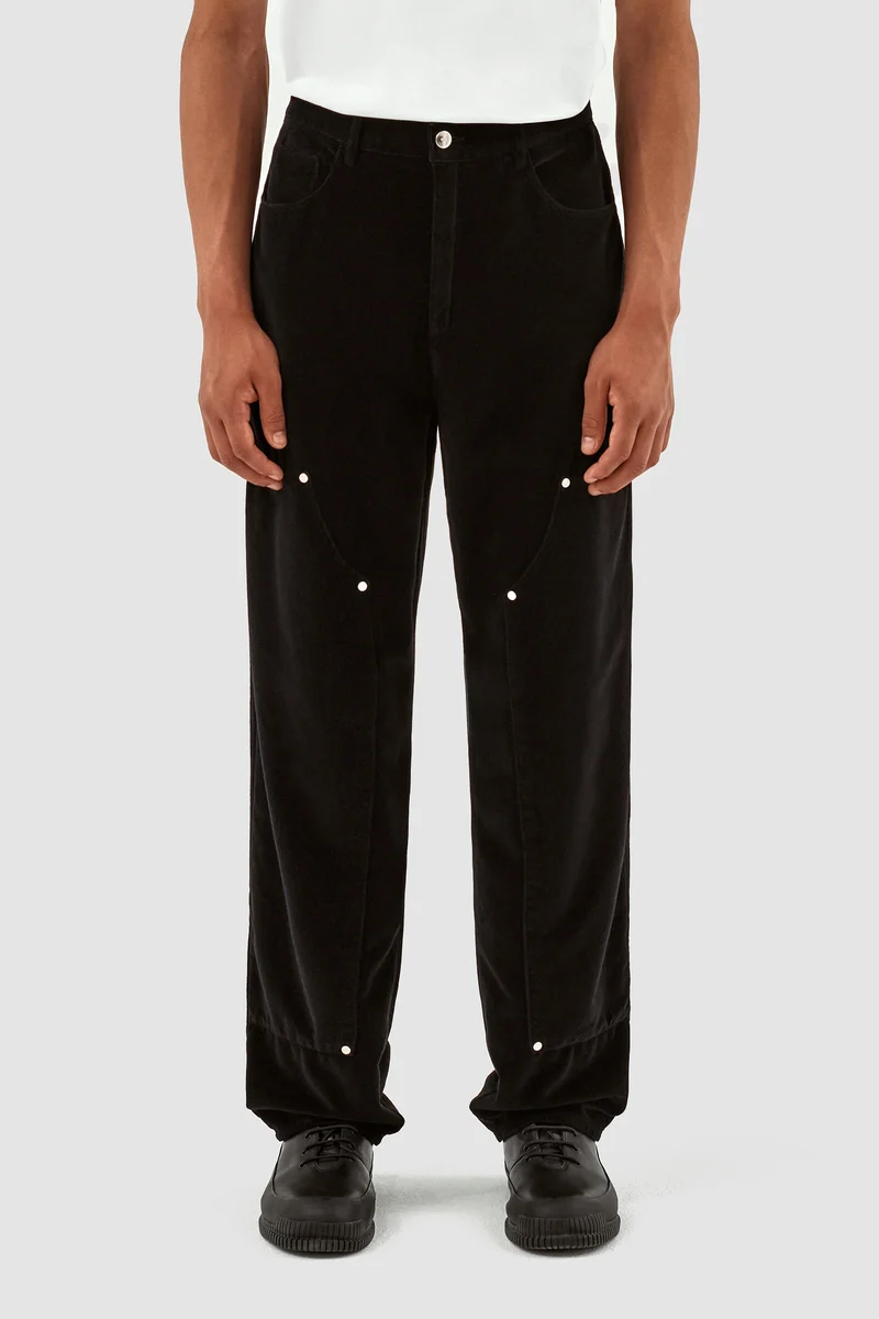 Pantalon en velours Porter - Noir