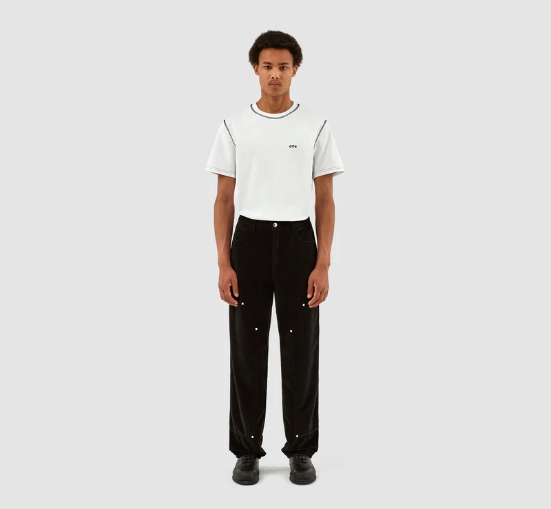 Pantalon en velours Porter - Noir