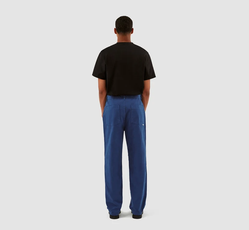 Pantalon en velours de coton Porter - Bleu