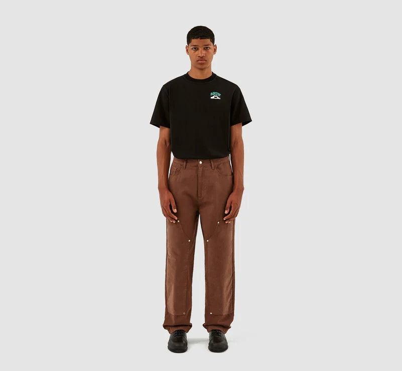 Pantalon en velours de coton Porter - Marron