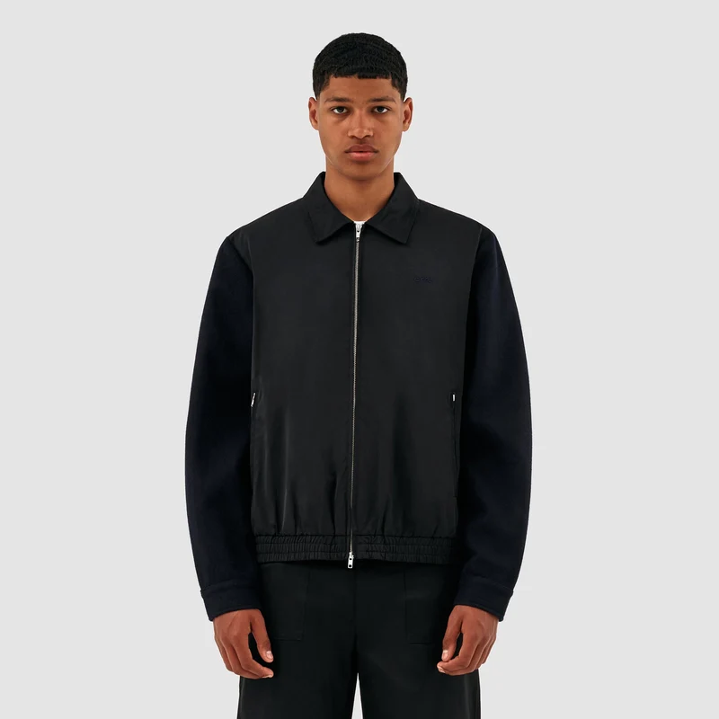 Veste en laine Johnson - Noir/Marine