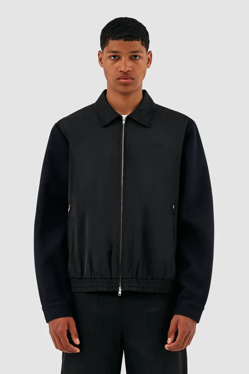 Veste en laine Johnson - Noir/Marine