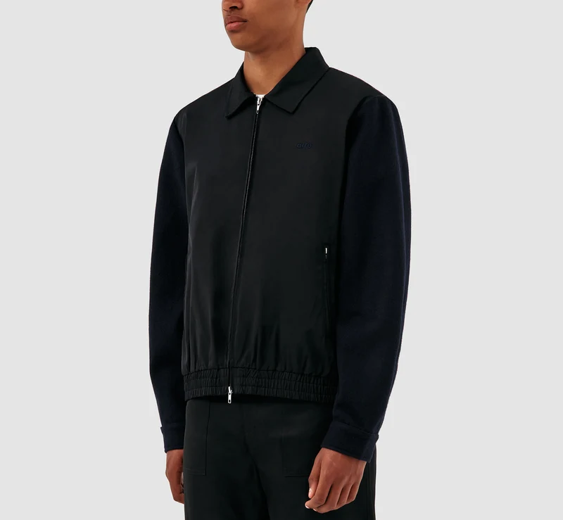Veste en laine Johnson - Noir/Marine