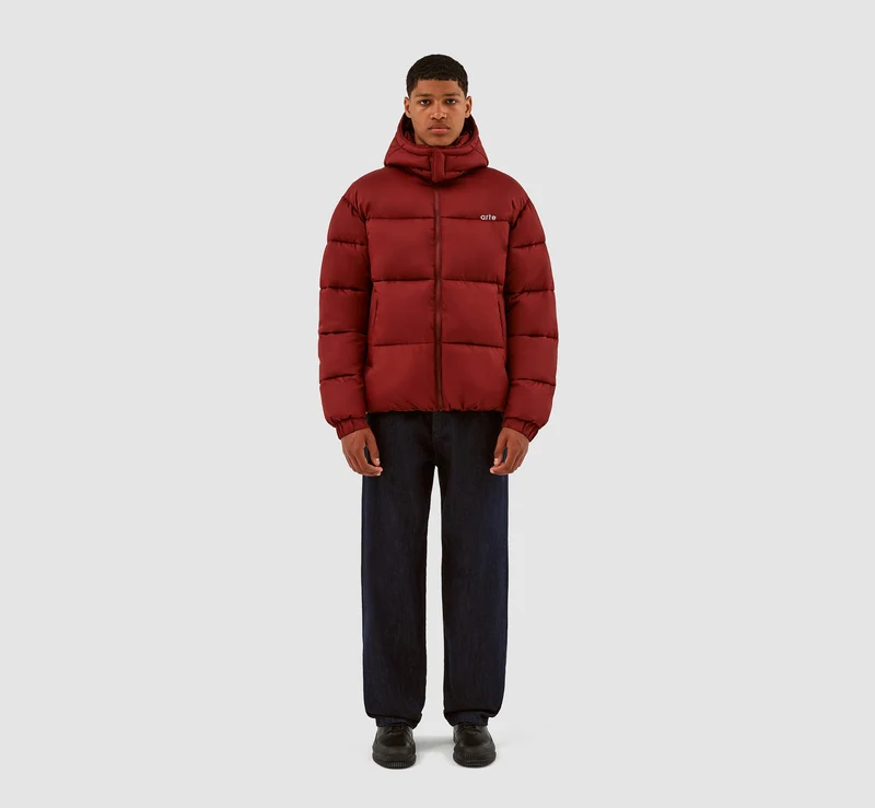 Joey Puffer Jacket - Bordeaux