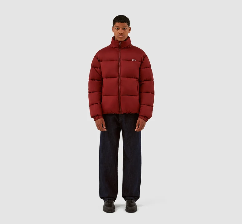 Joey Puffer Jacket - Bordeaux