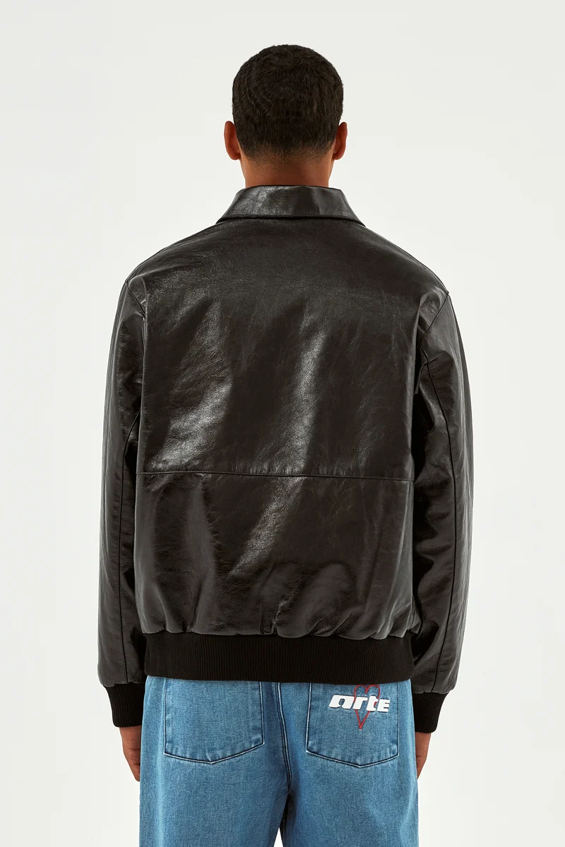 Veste brevetée Jonah - Noir