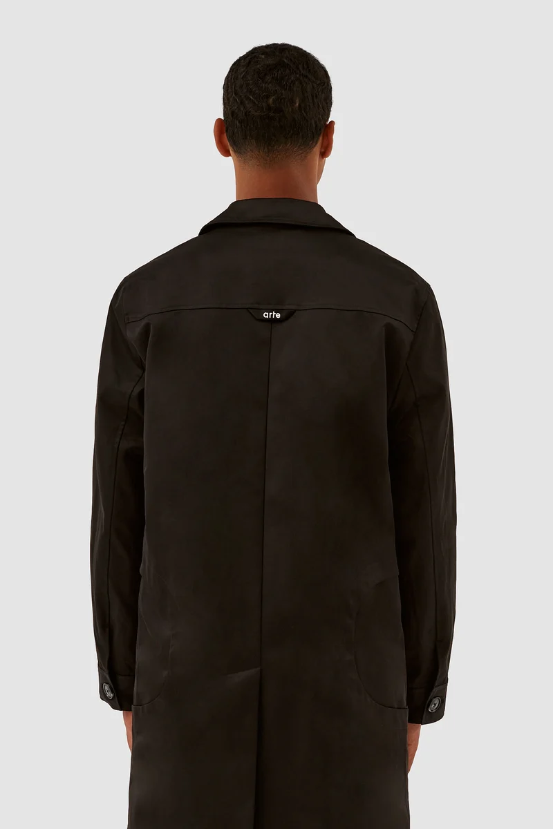 Manteau en nylon Joe - Noir